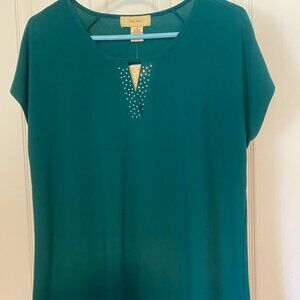 Diana Belle Short sleeve XL blouse NWT